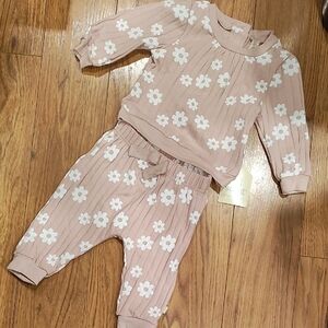 Kids Floral Matching Set - Pink